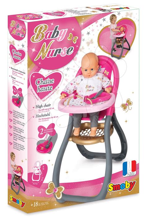 Minnie egér mintás játékbaba etetőszék részletei