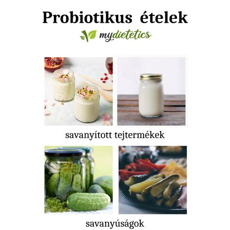 Probiotikus ételek a hüvelyflóra támogatására (infografika)