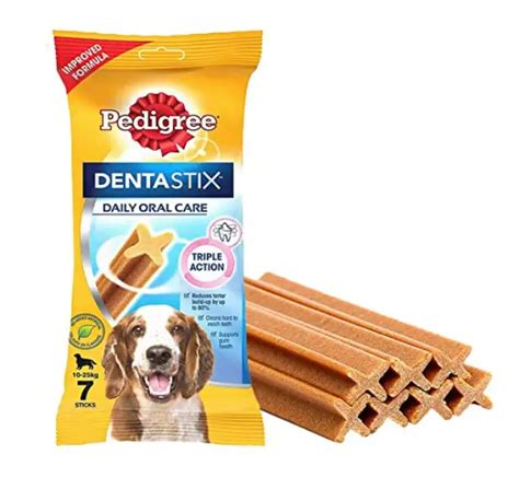 Pedigree Dentastix csomagolás és kutyus