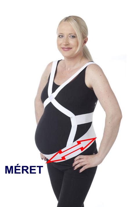 Terhességi öv használata a medence stabilitásáért