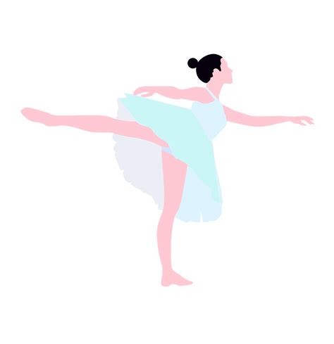 Balerina tánc közben