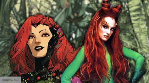 Méregcsók (Poison Ivy) karakter illusztráció