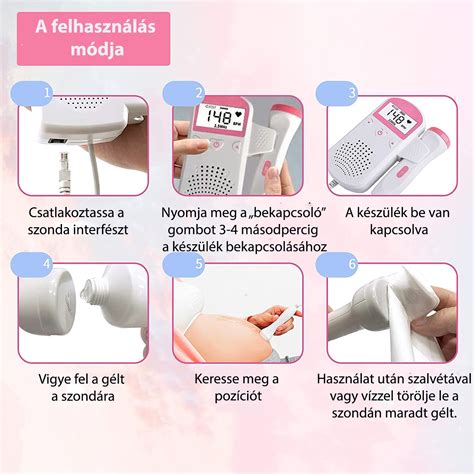 Magzat ultrahangképe, fülére figyelő kézzel