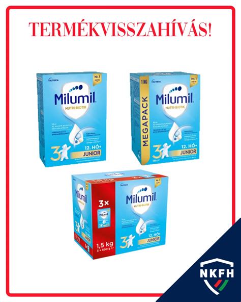 Milumil termékpaletta