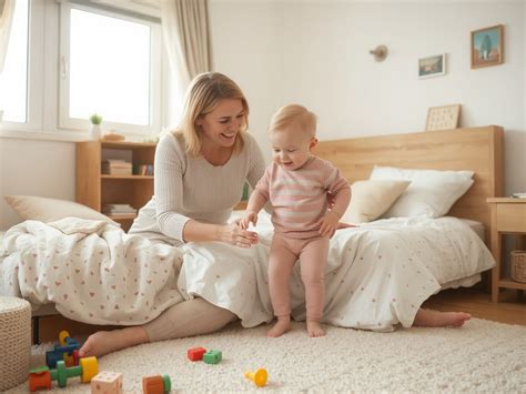Csecsemő esik le az ágyról