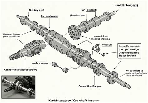 Kardántengely felépítése