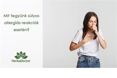Allergiás reakciók tüneteinek infografikája