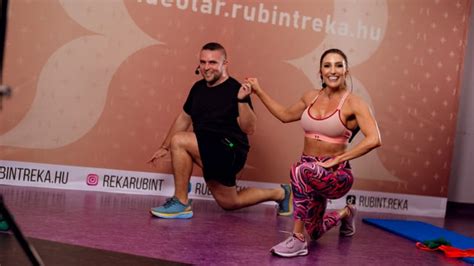 Rubint Réka edzés közben