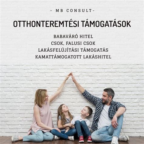 Családi otthonteremtési támogatások infographic