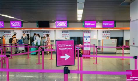 Wizz Air check-in pult