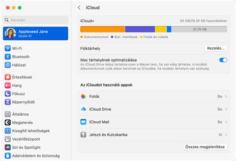 Apple eszközök szinkronizációja az iCloud felhővel