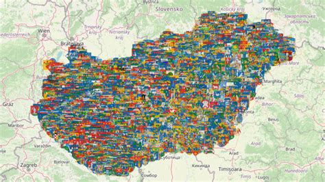 Térkép a legnépszerűbb baba-mama piacokról Magyarországon