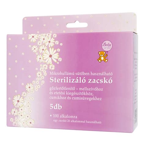 Sterilizáló zacskó mellszívóhoz és etetési kiegészítőkhöz