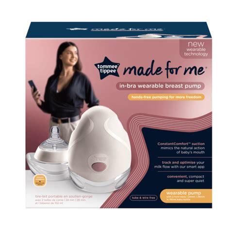Tommee Tippee Made for Me hordható mellszívó használat közben