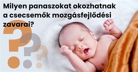 Csecsemő a függőhintában, a mozgásfejlődés elősegítésének demonstrálása