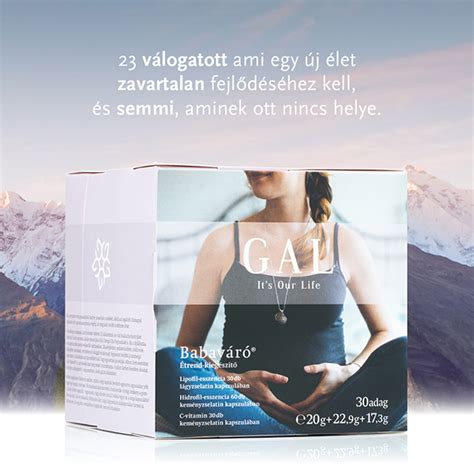 A GAL Babaváró kapszulák és italpor