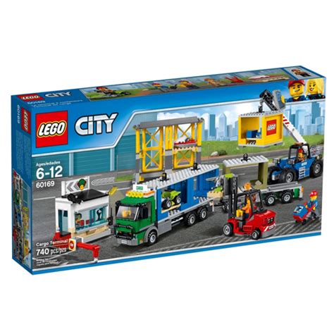 LEGO City teher terminál emelővillás targonca
