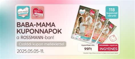 Rossmann Baba-Mama Kuponnapok logó