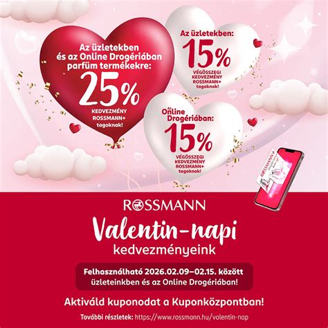 Rossmann+ tagság előnyei