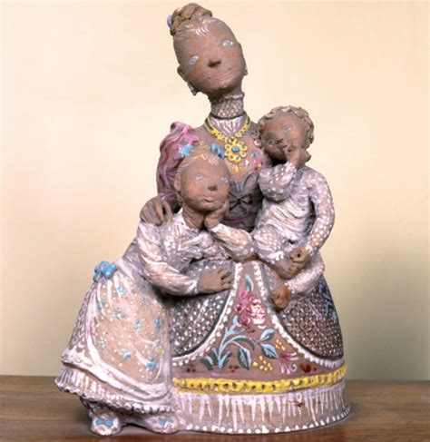 Kovács Margit Szoptatós Madonna kerámia