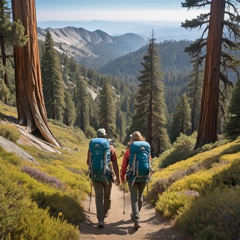 Túrázók a Pacific Crest Trail-en