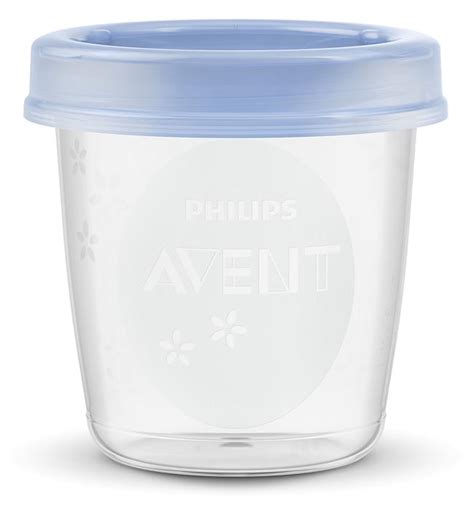 Avent VIA ételtároló poharak és fedelek feliratozva