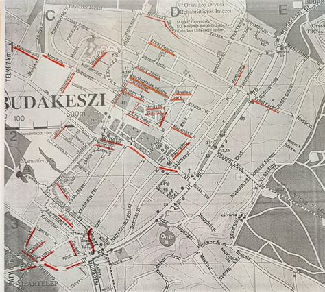 Térkép Szombathelyről a bölcsődei címekkel