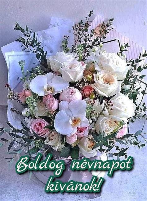 illusztráció névnapi köszöntővel