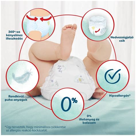 Pampers Pants bugyipelenka felhúzása és levétele