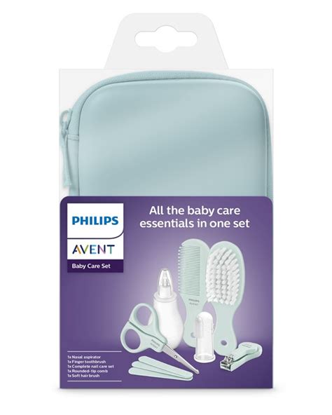 Philips Avent SCH401 babaápolási készlet elemei