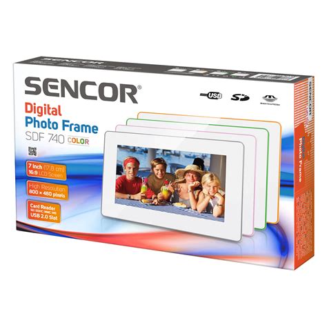 Sencor SDF GY 740 FEHÉR digitális képkeret