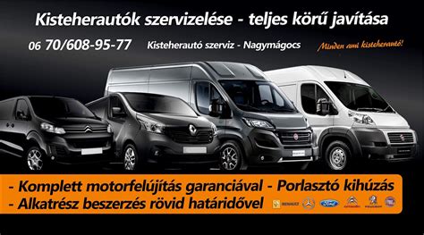 Kisteherautó szervíz