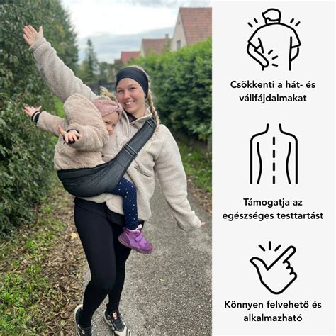 ergonómikus hordozási pozíciók szemléltetése