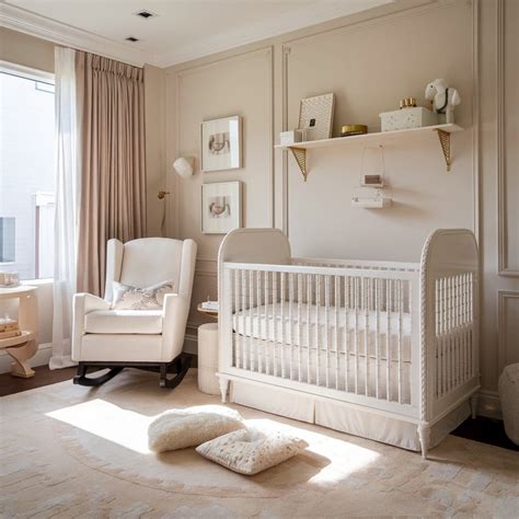 Stílusos babaszoba letisztult formavilágú bútorokkal
