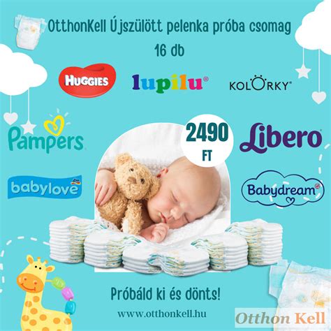 Újszülött pelenka próba csomag