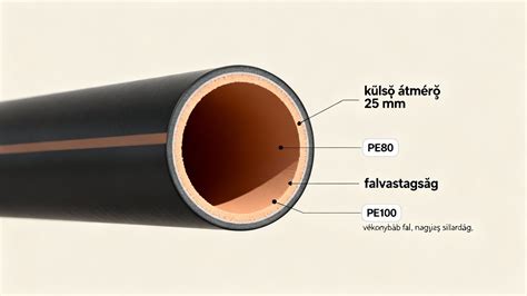Kókuszmatrac keresztmetszete, amely a rétegeket mutatja be