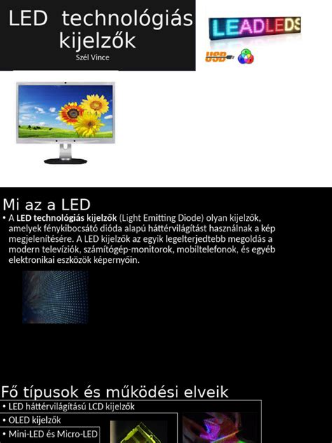 LED kijelzők a bébiőrön