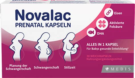 Novalac Prenatal kapszula csomagolása