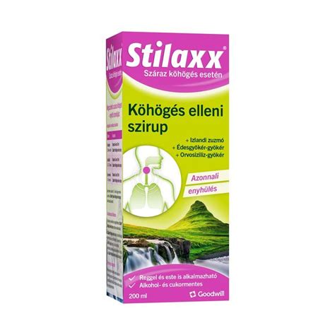 Gyermek köhögés elleni szirupot iszik