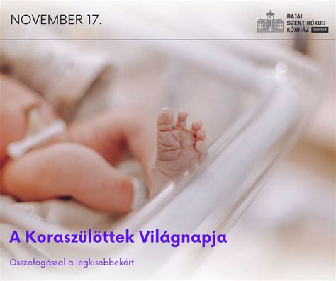 Koraszülöttek Világnapi Rendezvény