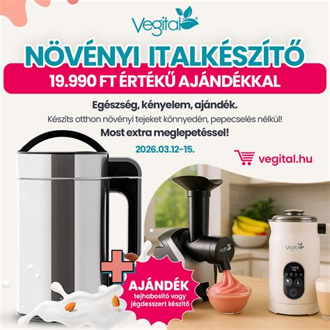 Vegital készülék működés közben