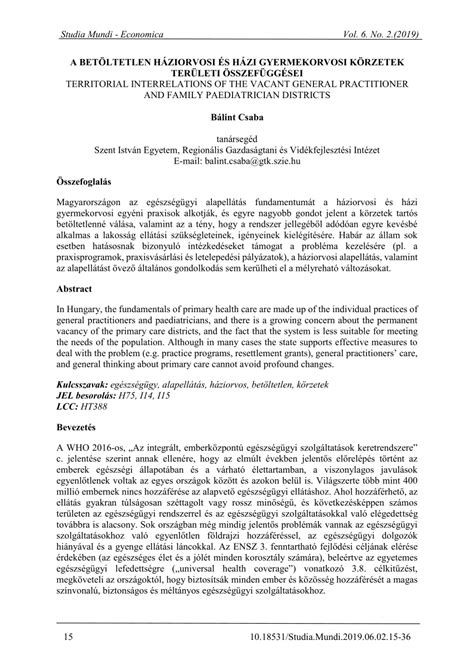 Betöltetlen házi gyermekorvosi praxisok alakulása Magyarországon (2020-2023)
