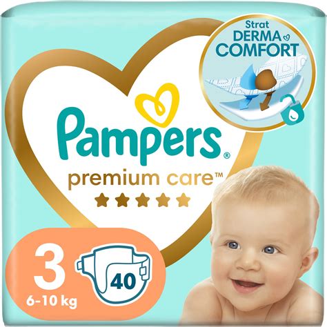 A Pampers Premium Care pelenkák rétegeinek ábrája