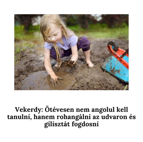 Gyermekek kertészkednek az udvaron