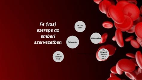 A vas szerepe a szervezetben