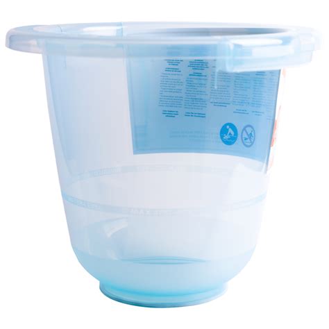 Tummy Tub fürdetődézsa csecsemővel