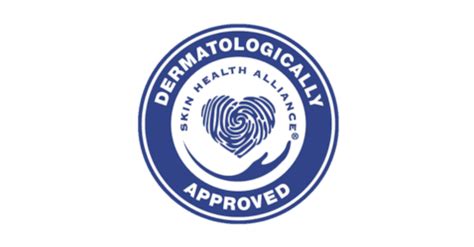 Skin Health Alliance logó és dermatológiai tanúsítvány
