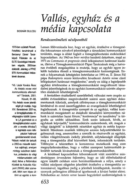 A média és a vallás kapcsolata