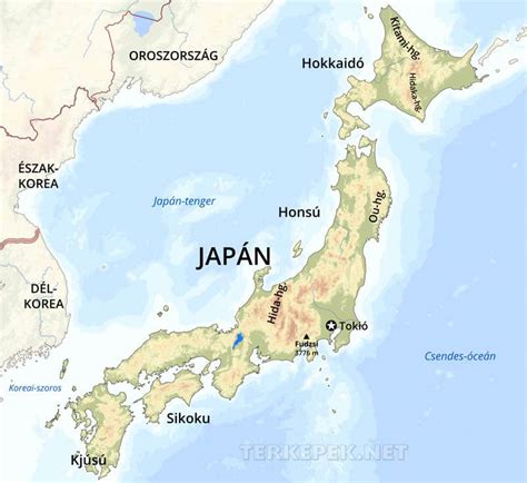 Térkép: Japán a világon