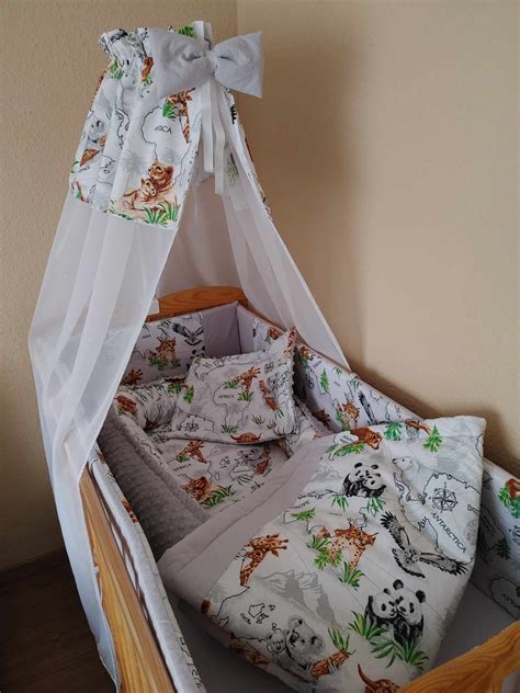 Nyuszis mintás babaágynemű szett